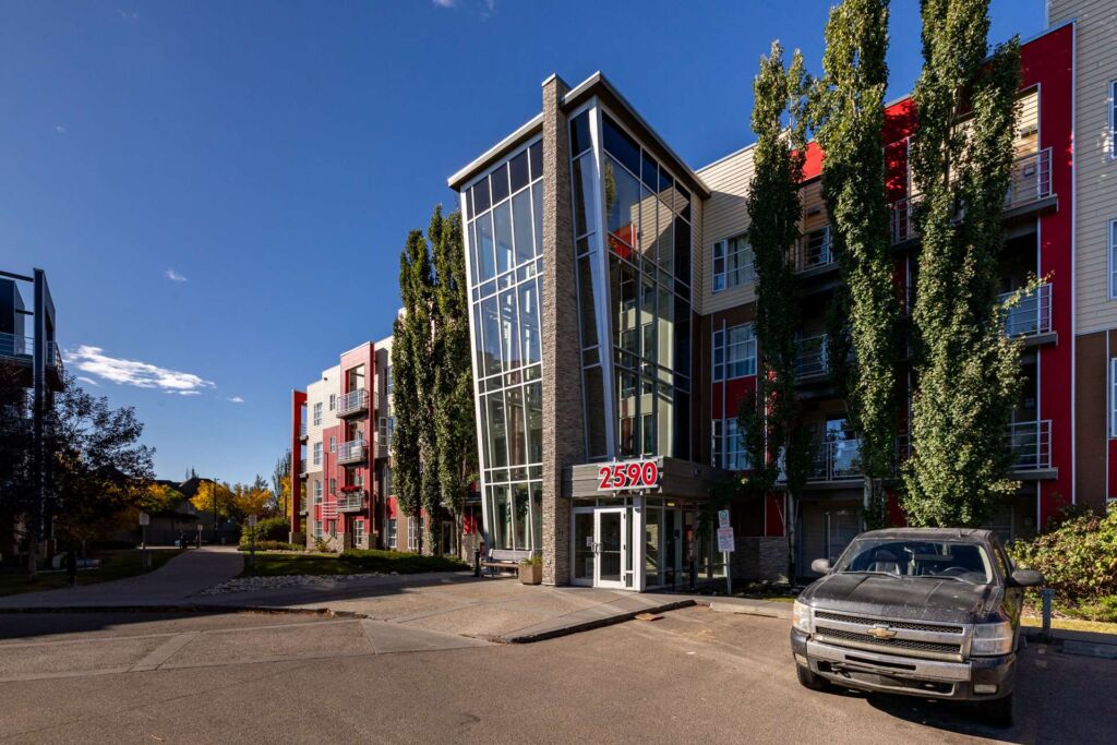 Building exterior of The Ion in Ambleside Edmonton