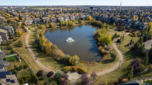 Building exterior of The Ion in Ambleside Edmonton