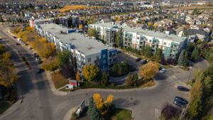 Building exterior of The Ion in Ambleside Edmonton