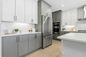 Kitchen with pond views at 4988 Kinney Road